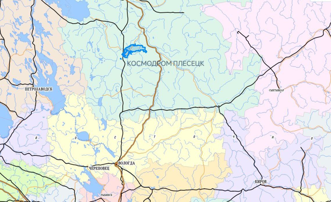В ЕГРН внесены сведения о границах космодрома "Плесецк"