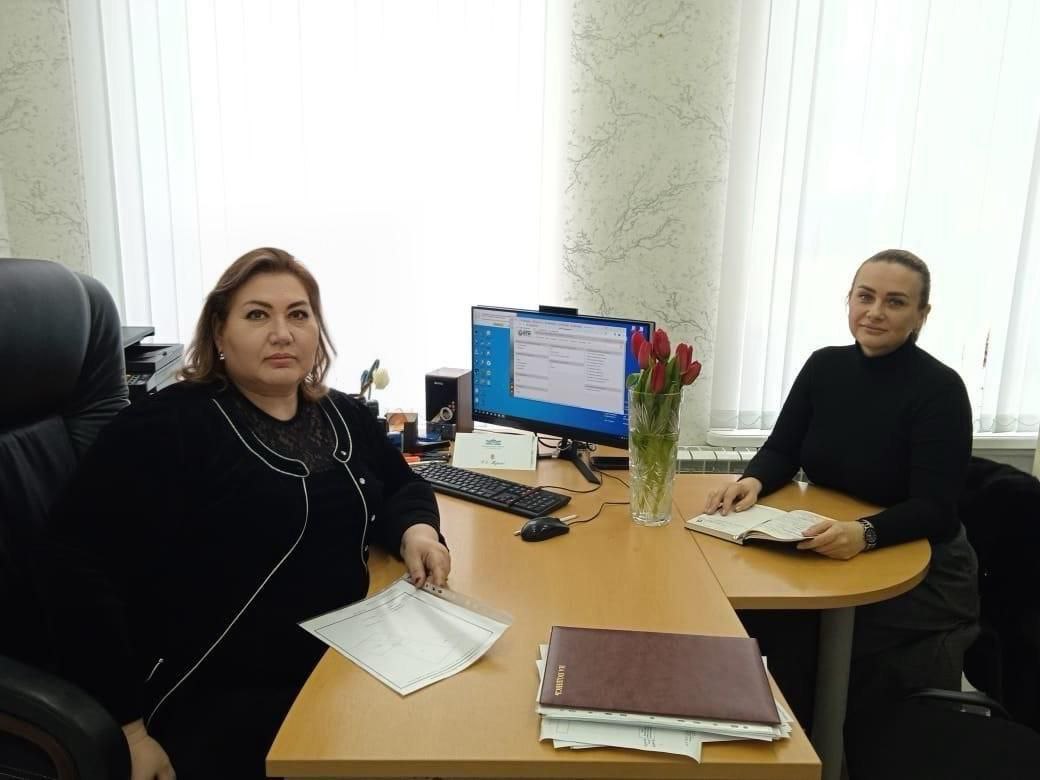 Начальник отдела Краевого БТИ по Кавказскому району встретилась с заместителем главы района