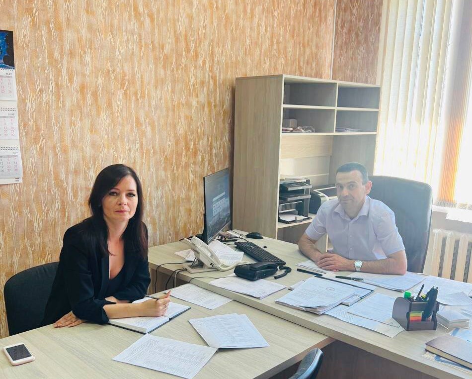 Начальник отдела Краевого БТИ по Каневскому району Юлия Волнянская, встретилась с руководителями ведомств