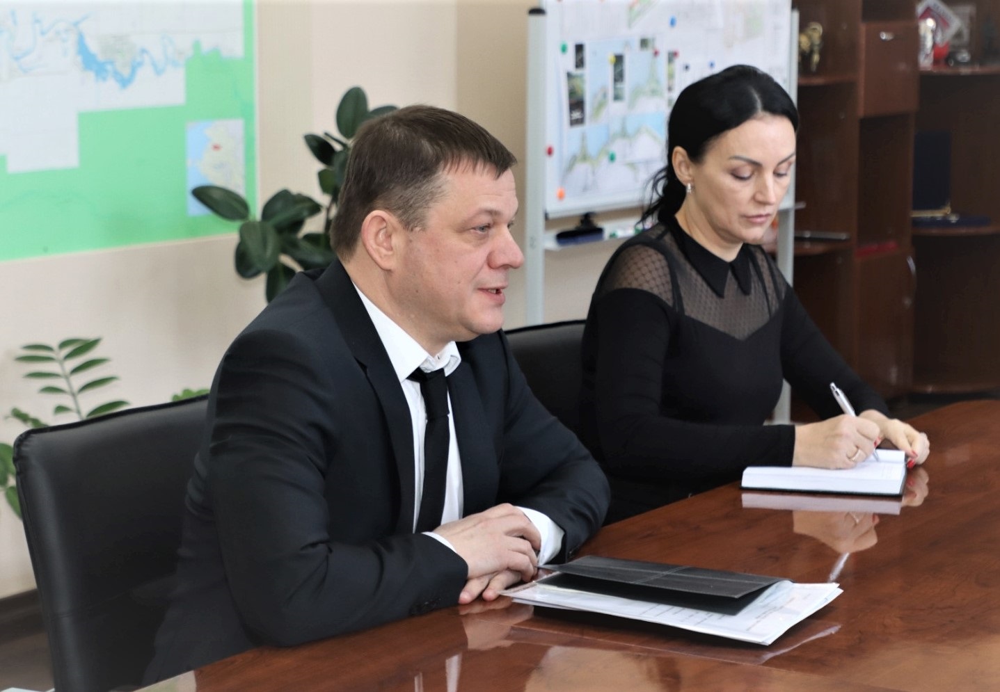 Сотрудники Краевого БТИ встретились с главой Брюховецкого района